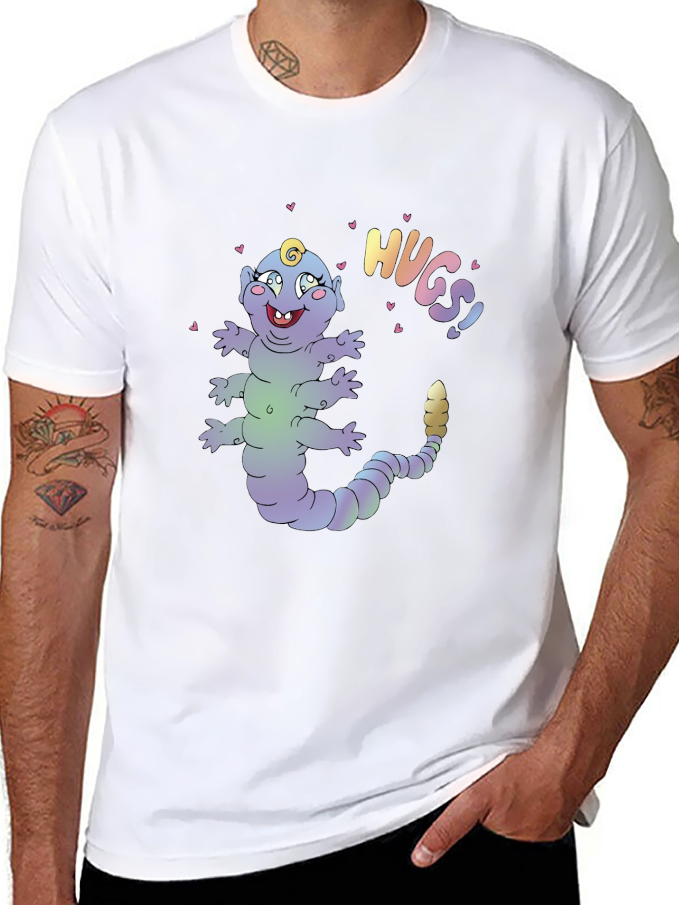 Hugs! Cute Cartoon Character T-Shirt