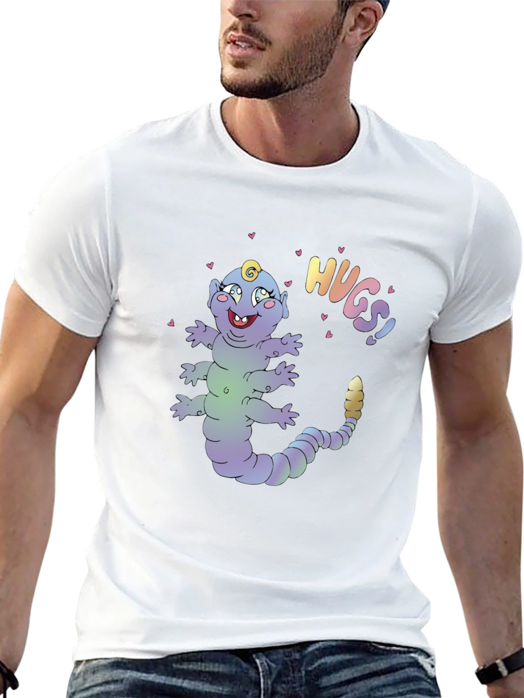 Hugs! Cute Cartoon Character T-Shirt