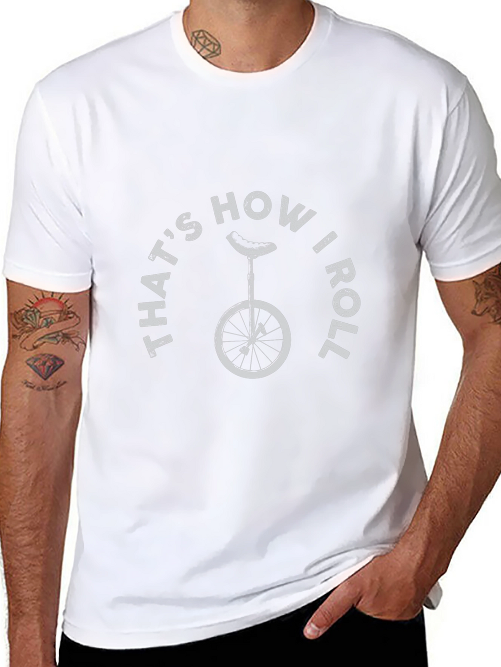 Thats How I Roll T-Shirt - Unicycle Design