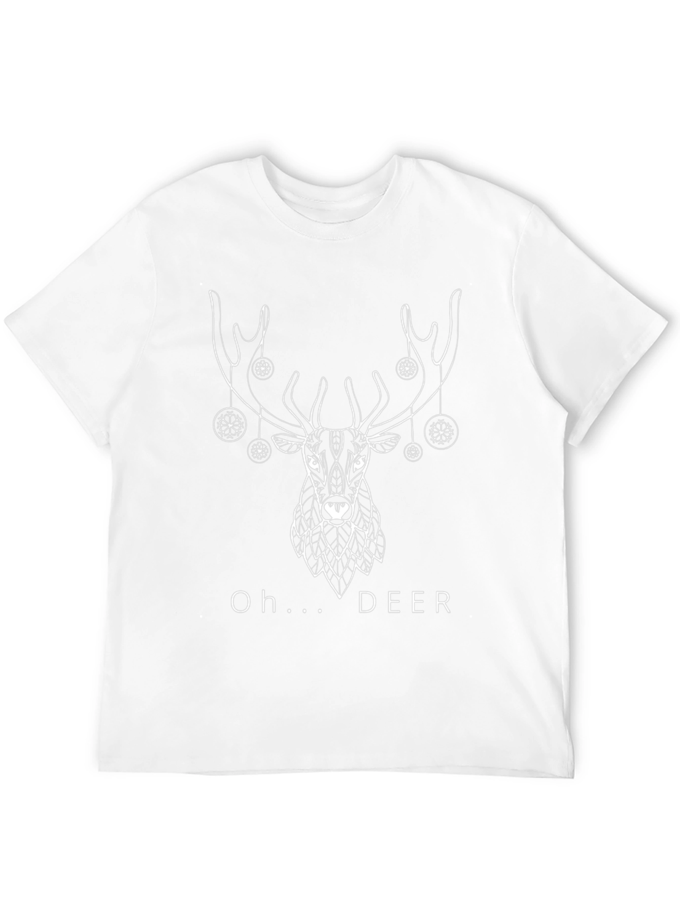 Oh Deer! Graphic Tee - Holiday Novelty Shirt
