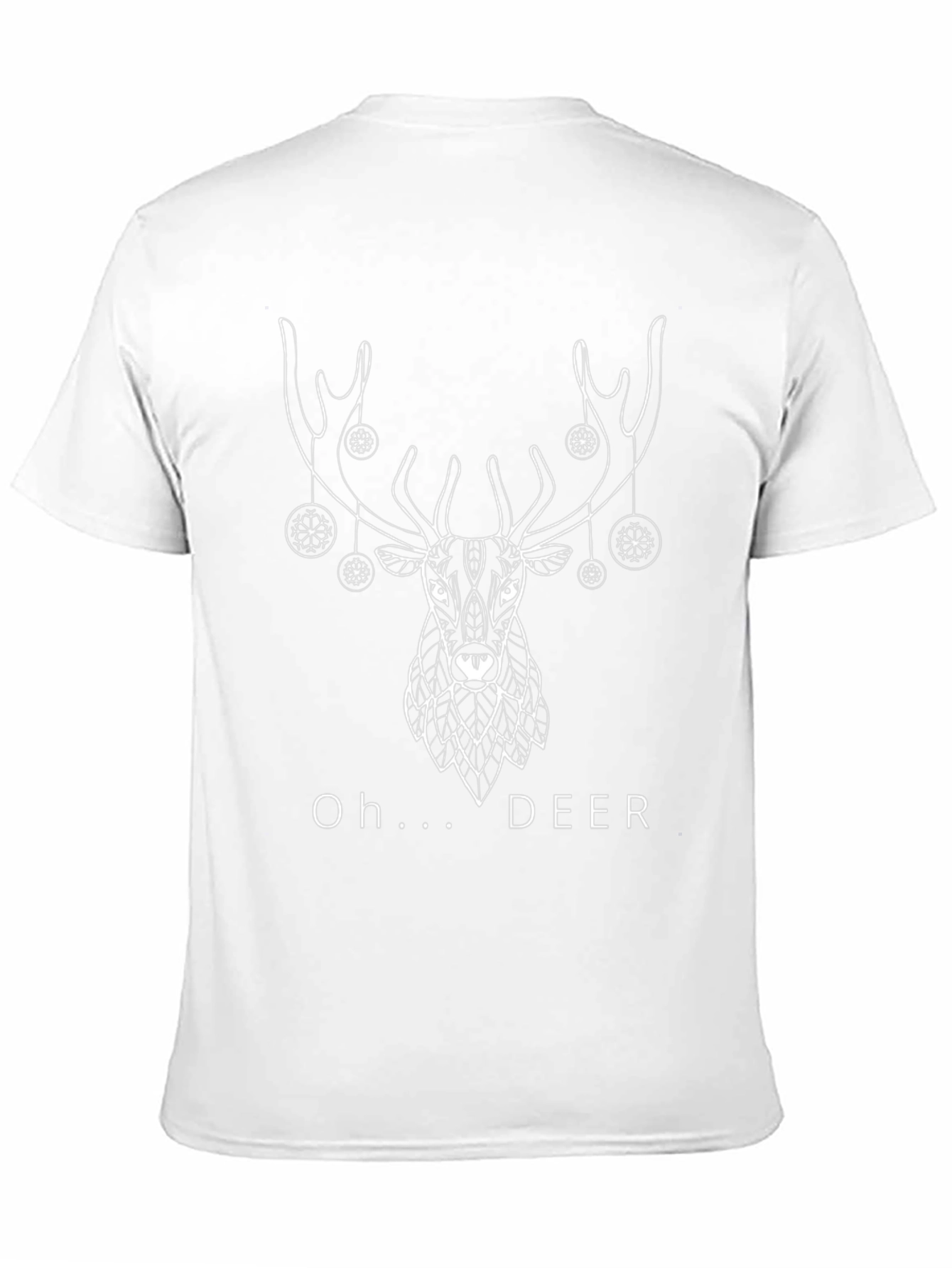 Oh Deer! Graphic Tee - Holiday Novelty Shirt