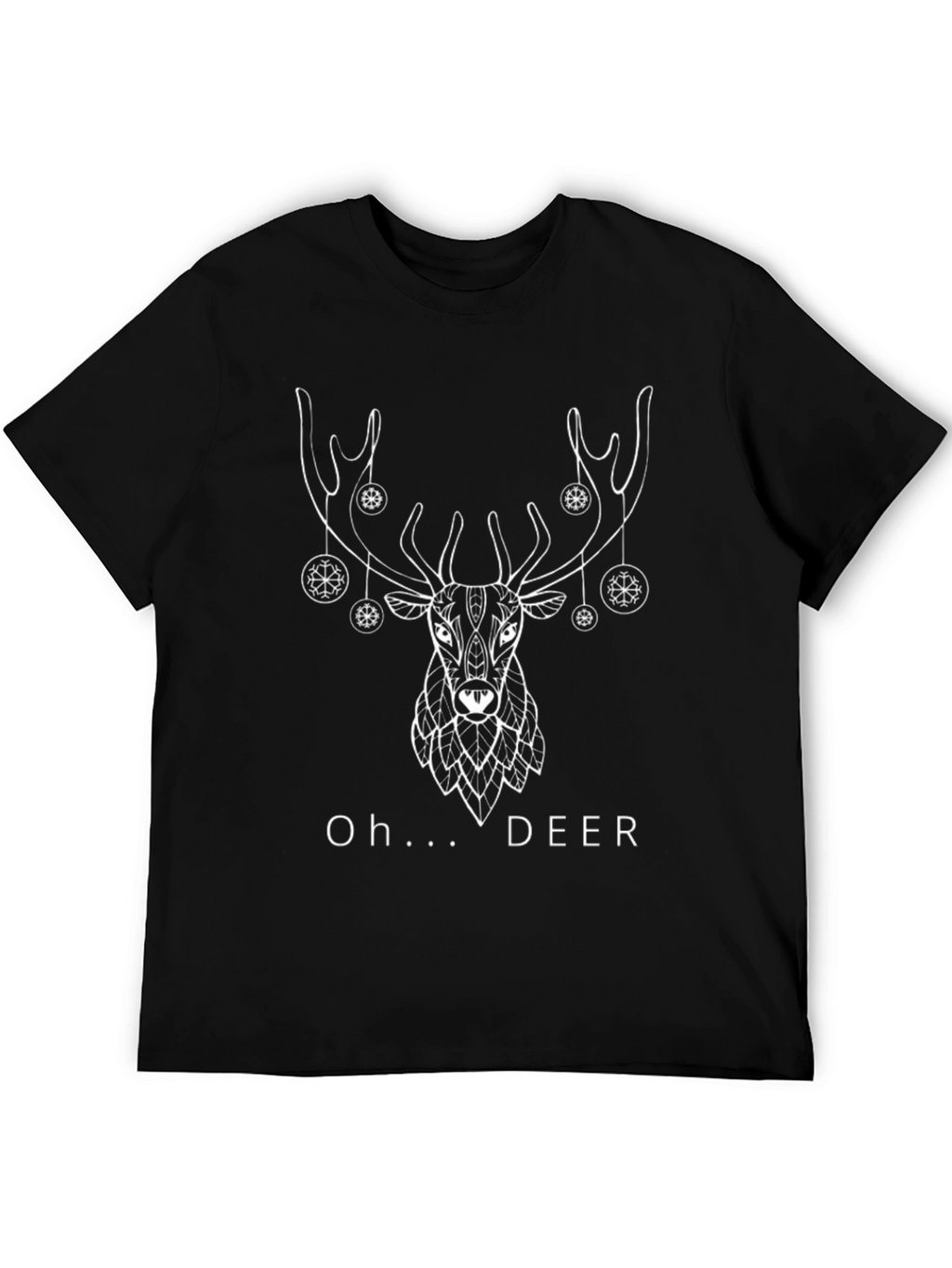 Oh Deer! Graphic Tee - Holiday Novelty Shirt