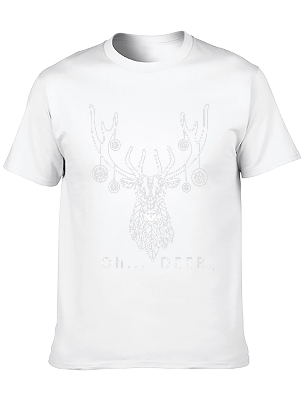 Oh Deer! Graphic Tee - Holiday Novelty Shirt