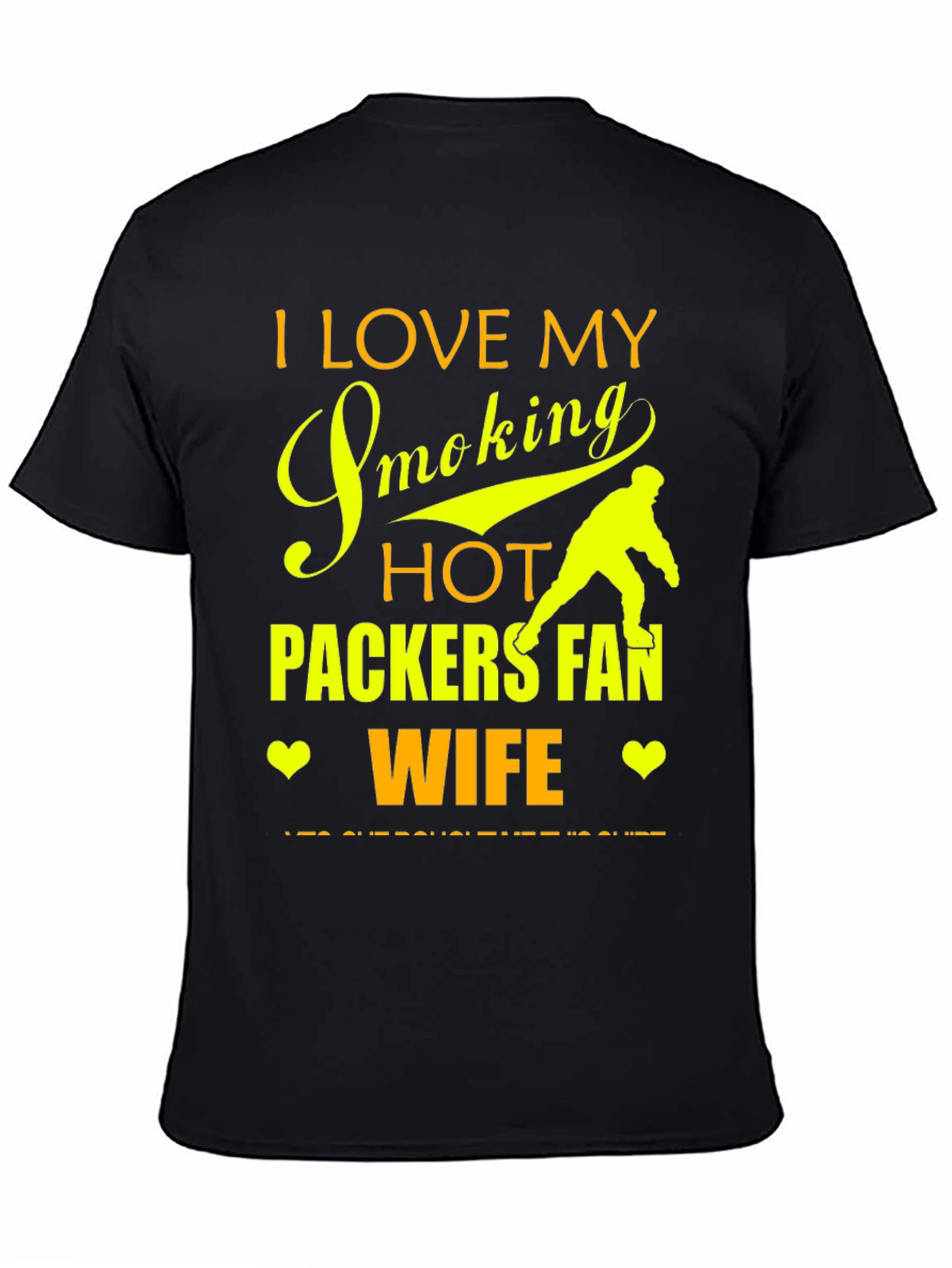 I Love My Smoking Hot Packers Fan Wife T-Shirt