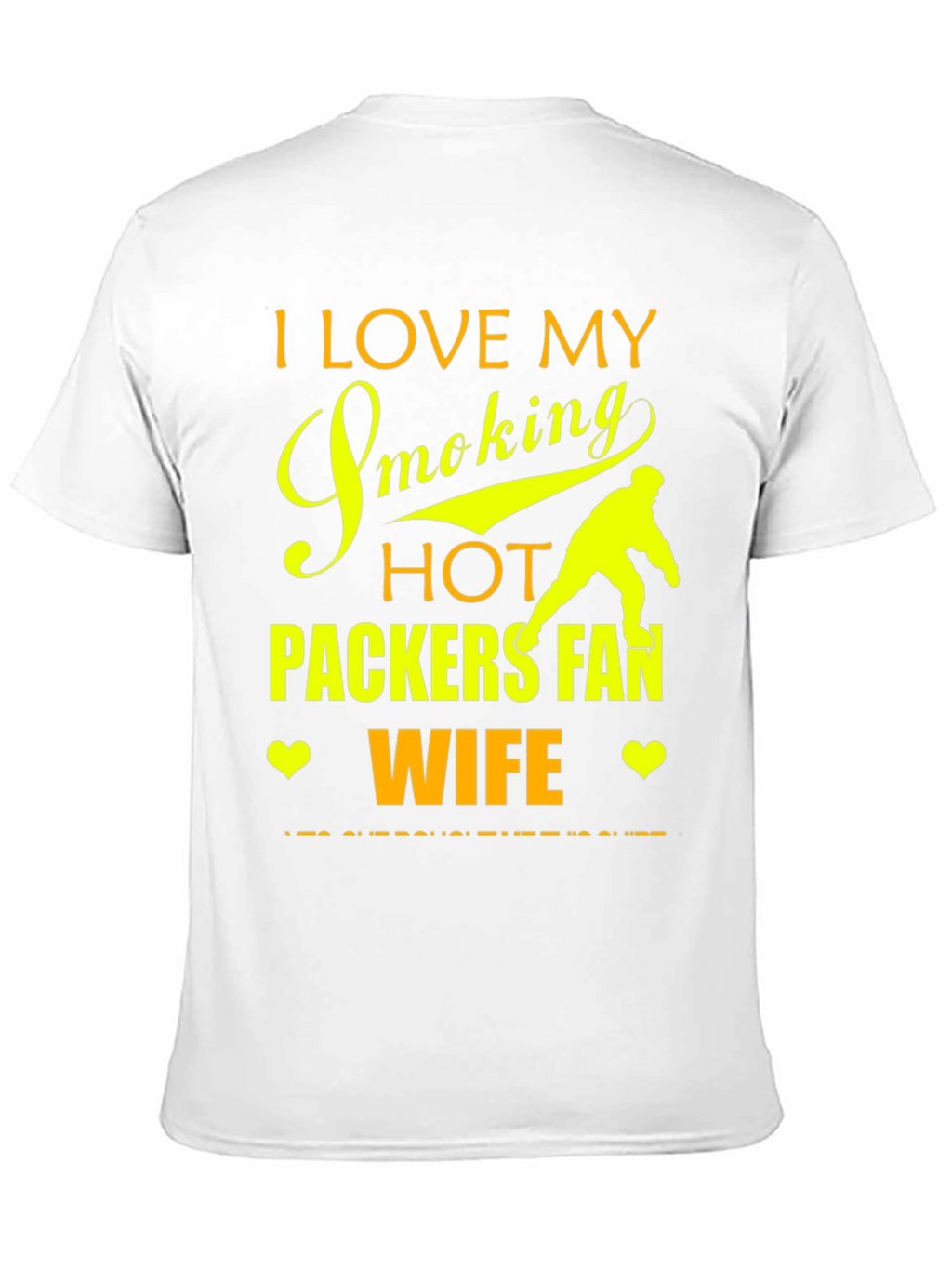 I Love My Smoking Hot Packers Fan Wife T-Shirt