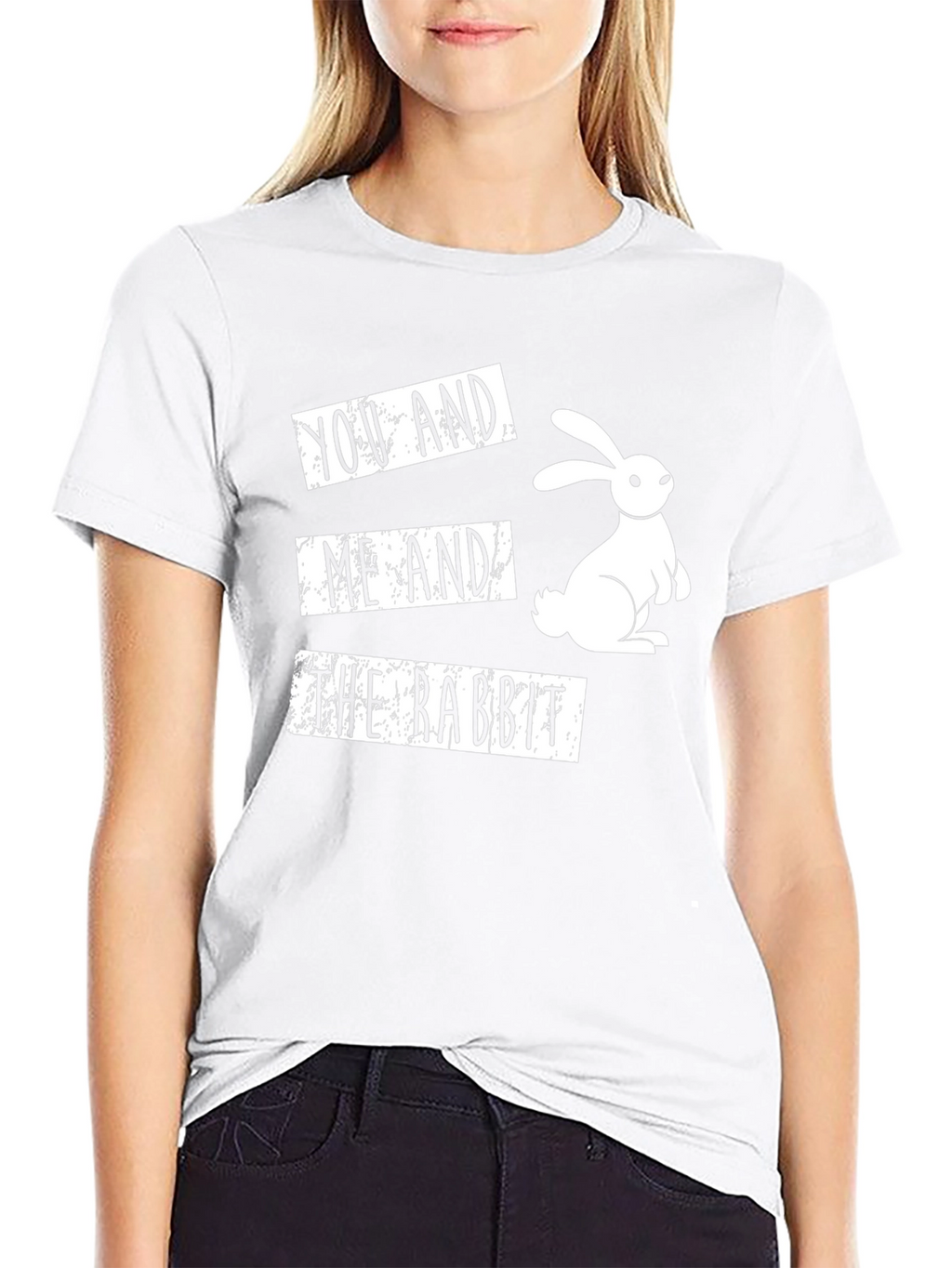 You and Me and the Rabbit T-Shirt
