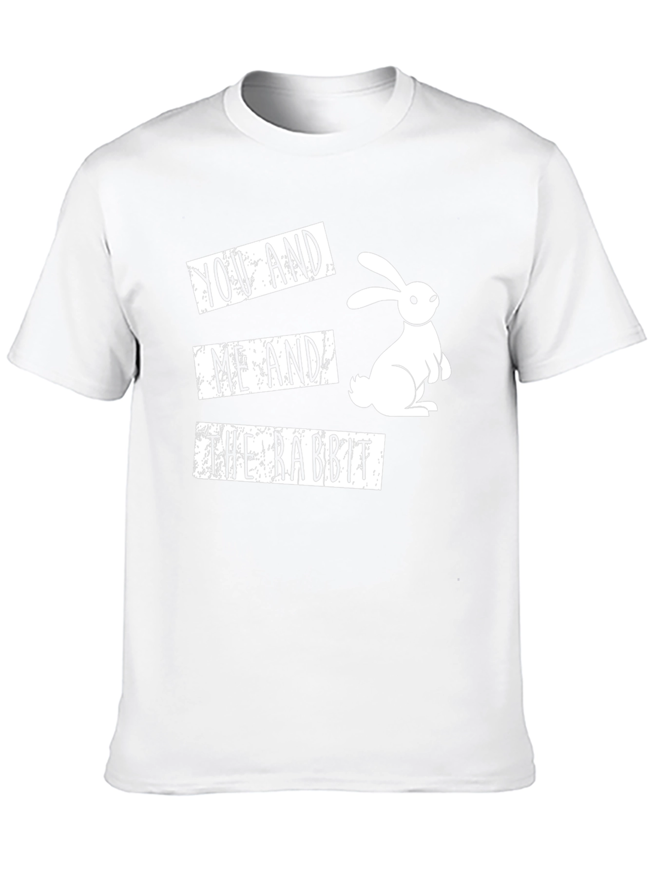 You and Me and the Rabbit T-Shirt