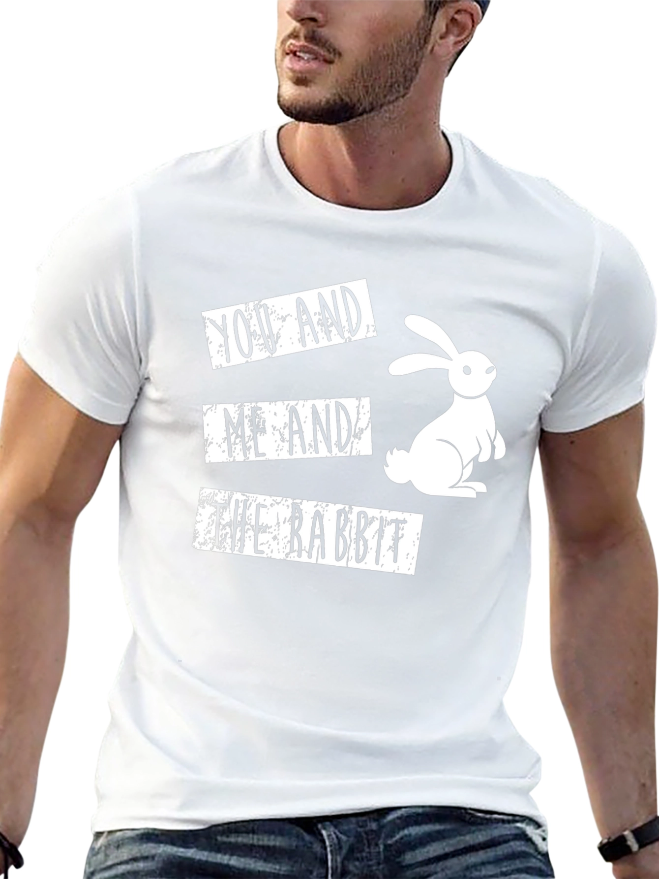 You and Me and the Rabbit T-Shirt