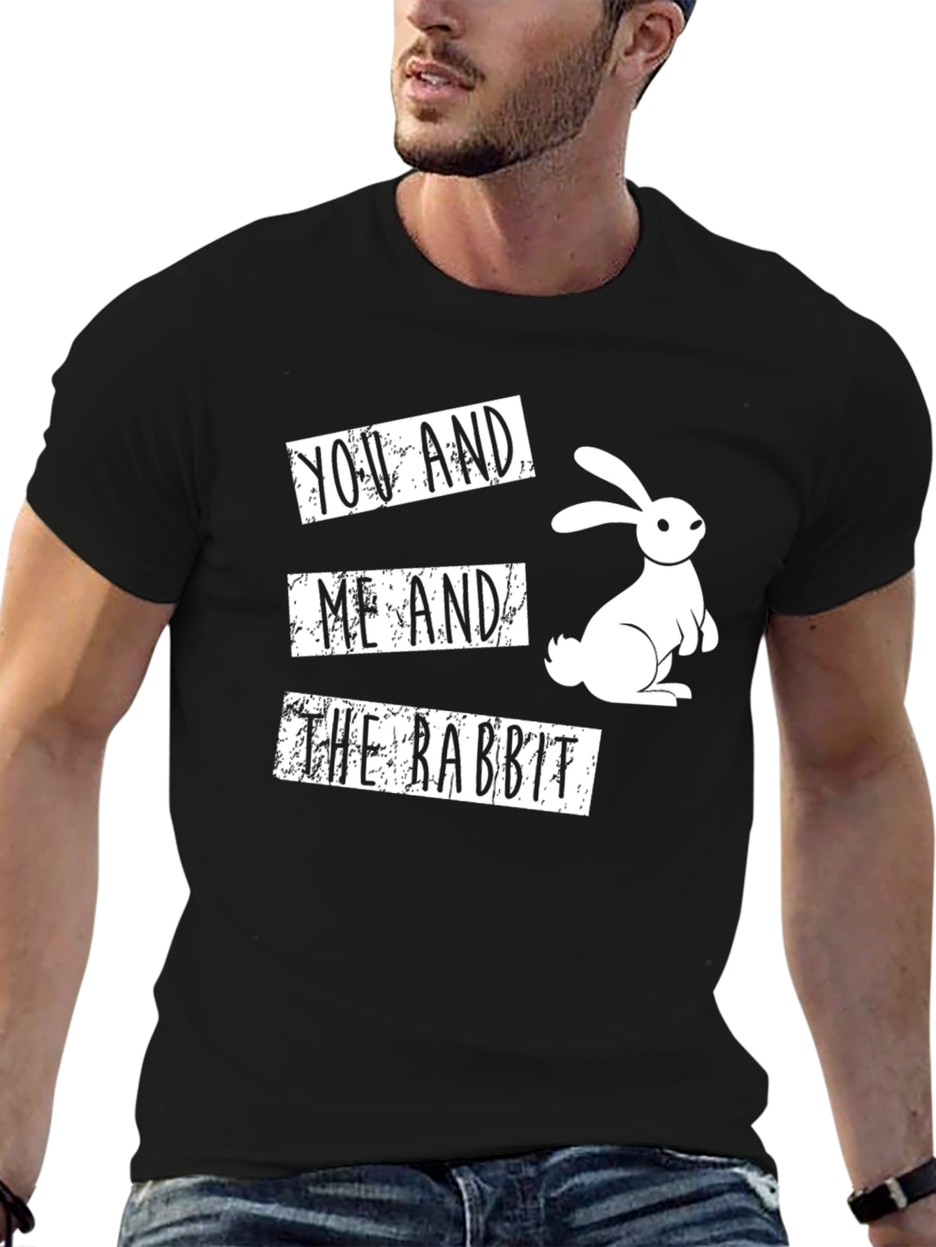 You and Me and the Rabbit T-Shirt