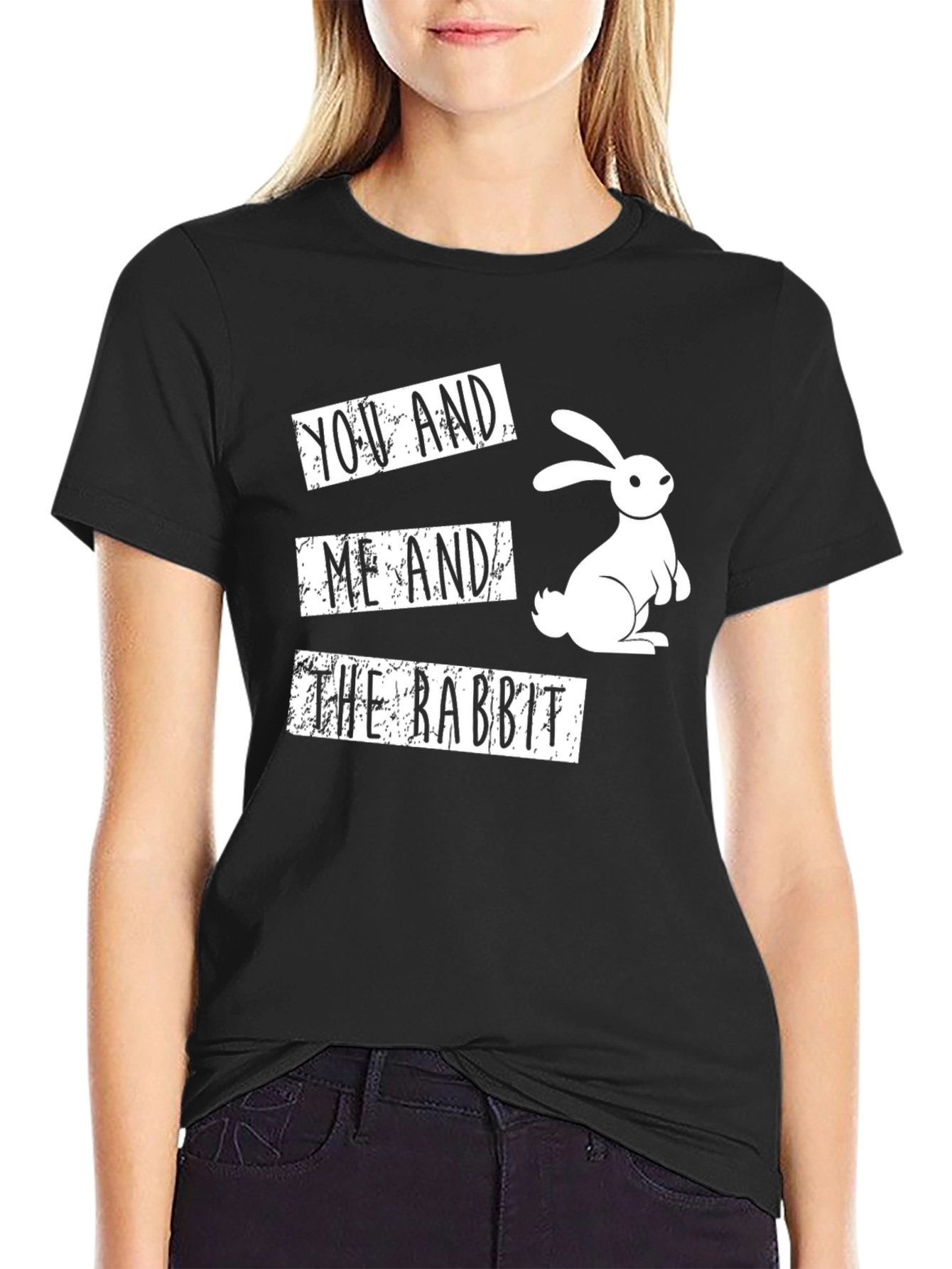 You and Me and the Rabbit T-Shirt