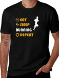 Eat Sleep Running Repeat T-Shirt
