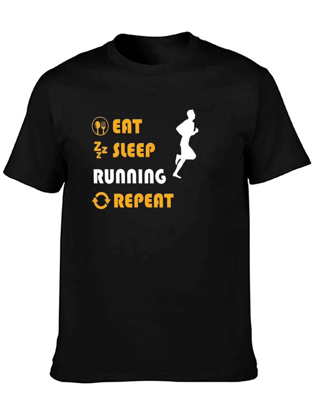 Eat Sleep Running Repeat T-Shirt