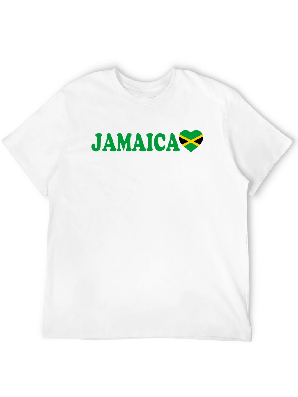 Jamaica Heart Flag T-Shirt