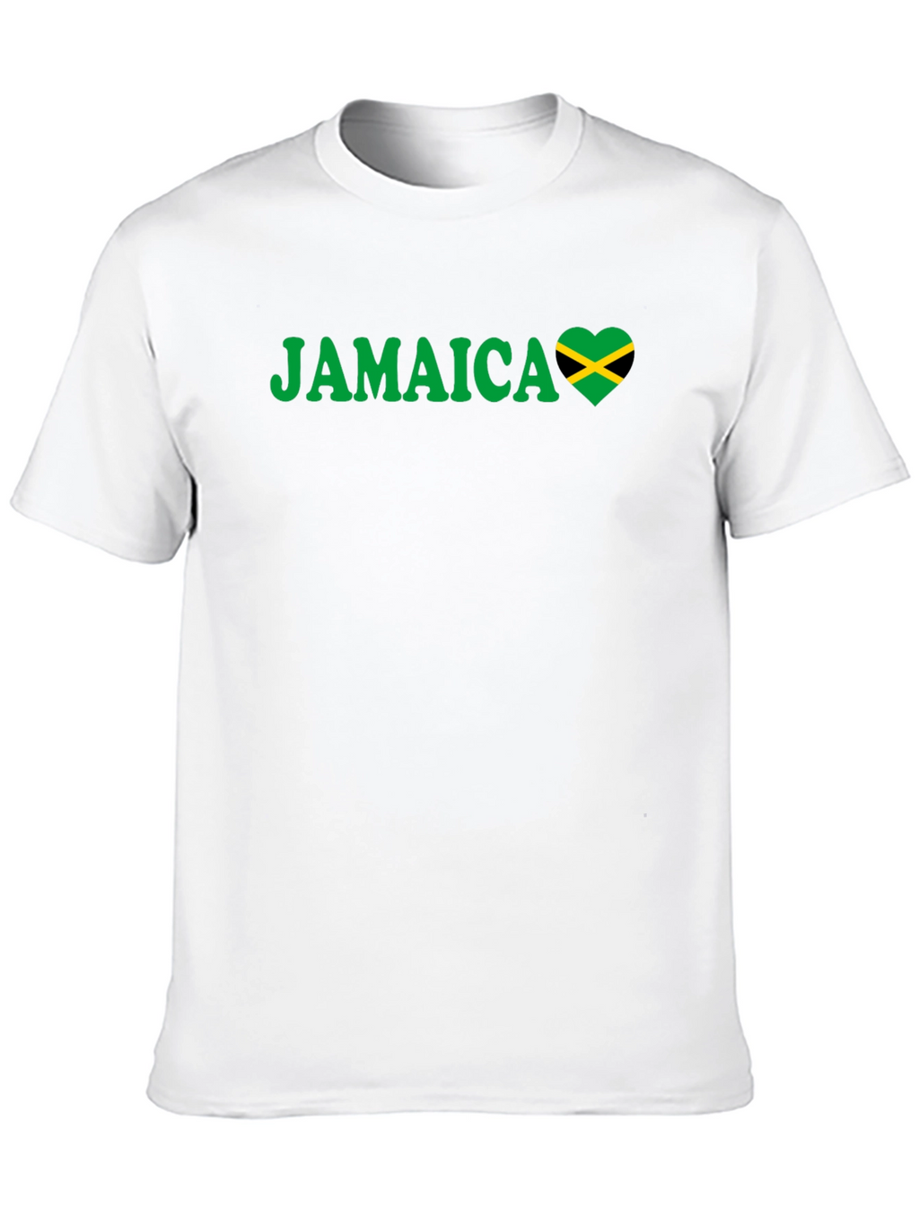 Jamaica Heart Flag T-Shirt