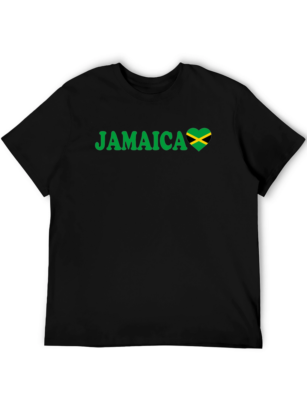 Jamaica Heart Flag T-Shirt