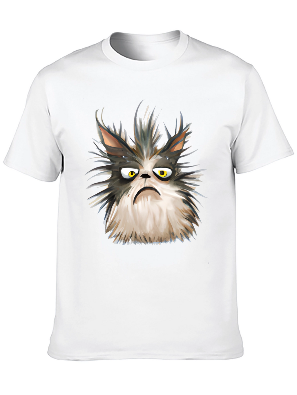 Grumpy Cat Graphic Tee - Unisex Black T-Shirt