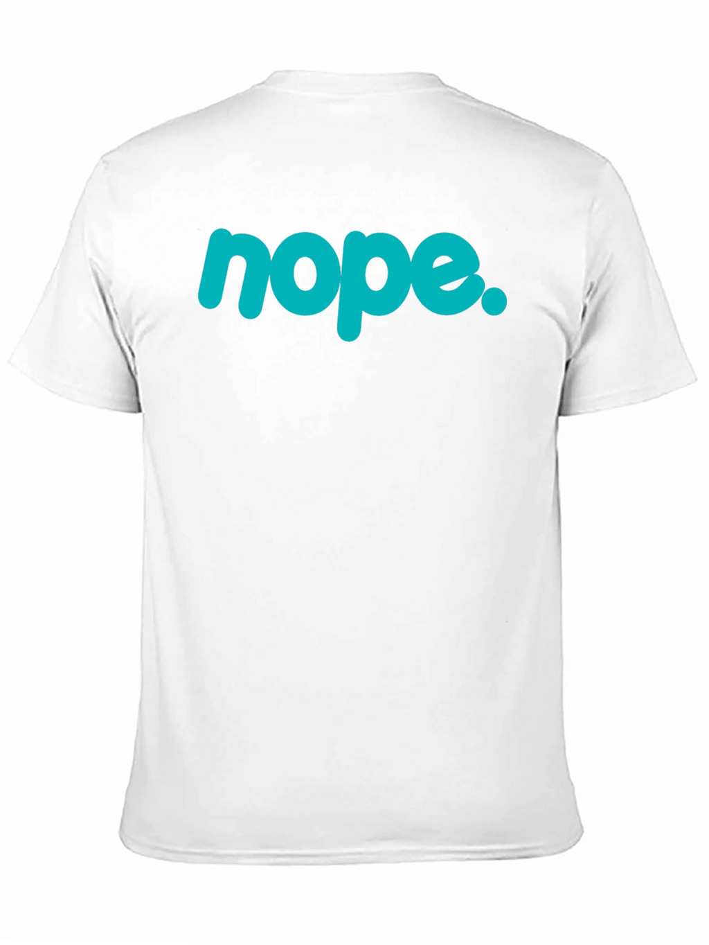 Nope Graphic Tee - Casual Style Black T-Shirt