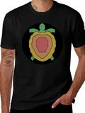 Turtle Graphic T-Shirt - Unique Design Casual Wear