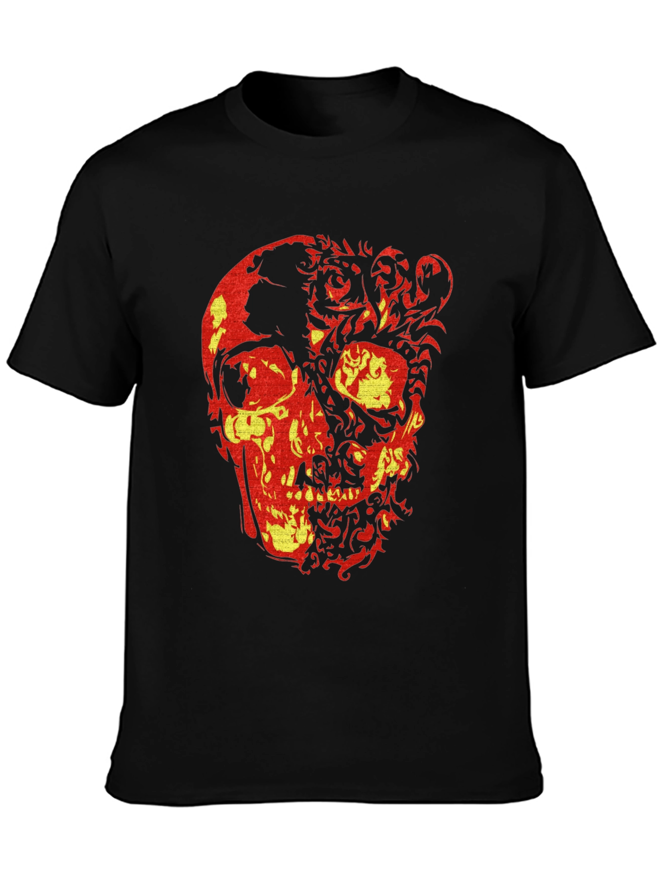 Skull Graphic Tee - Edgy Style