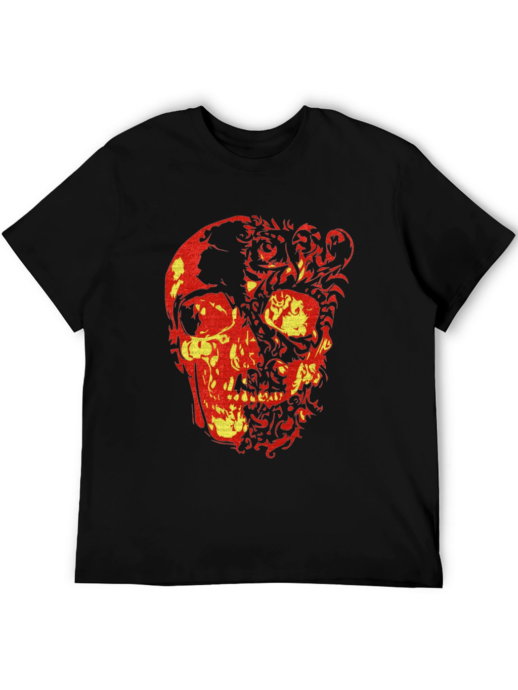 Skull Graphic Tee - Edgy Style