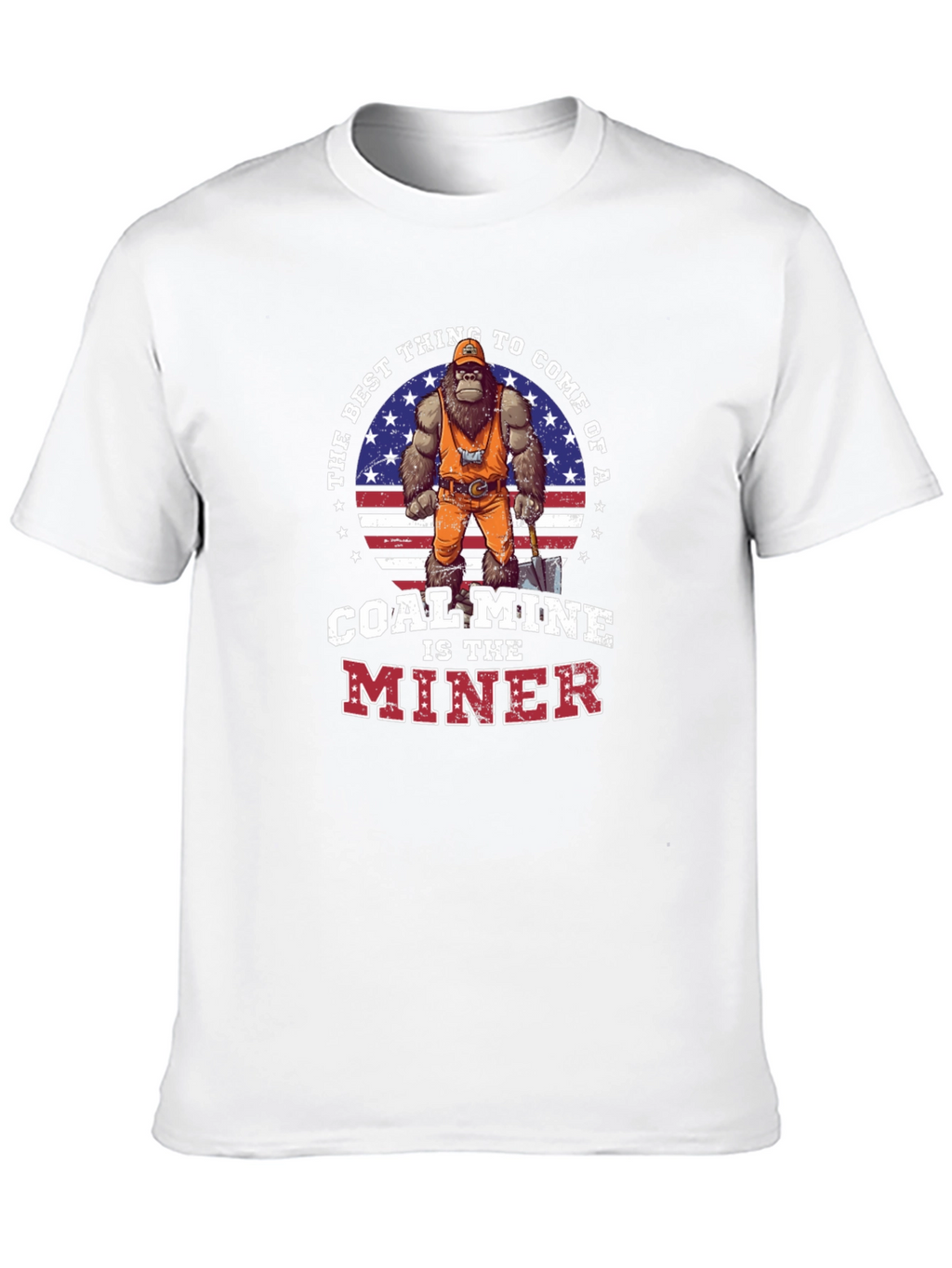 Coal Mine Miner Graphic T-Shirt