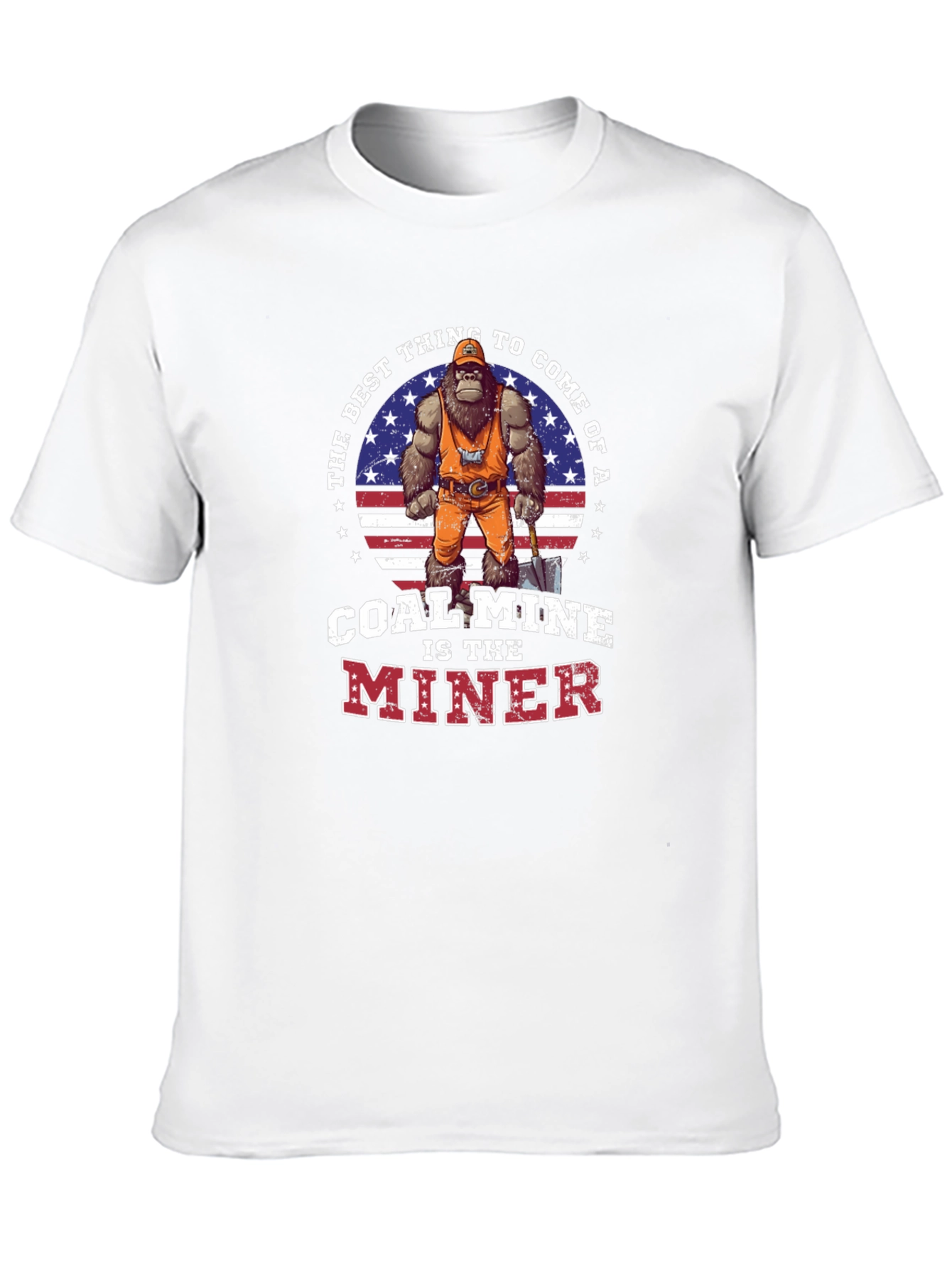 Coal Mine Miner Graphic T-Shirt