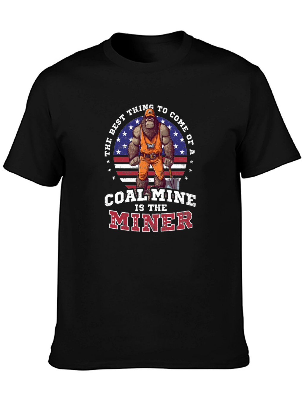 Coal Mine Miner Graphic T-Shirt