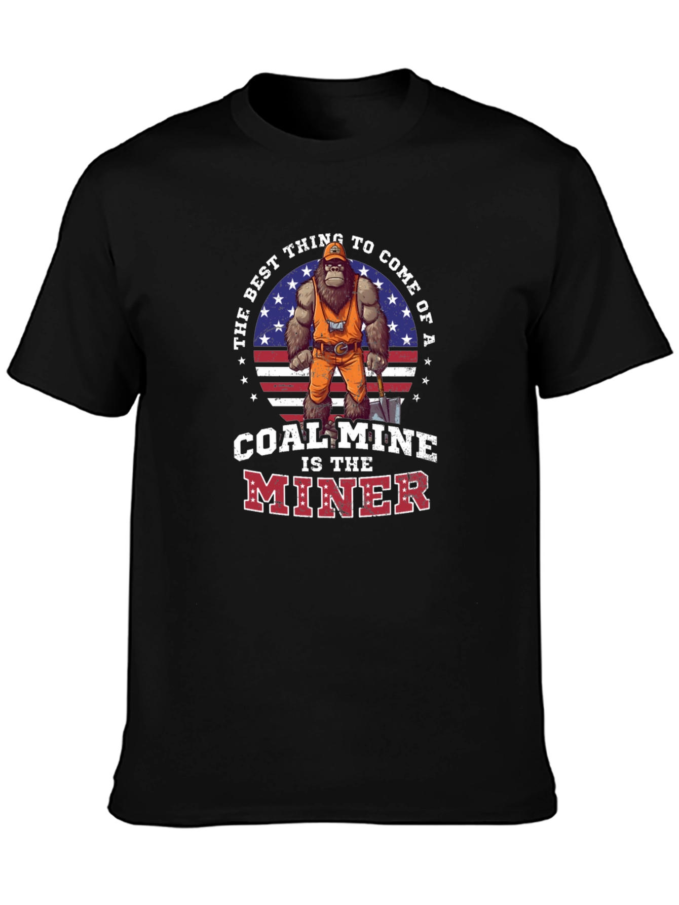 Coal Mine Miner Graphic T-Shirt