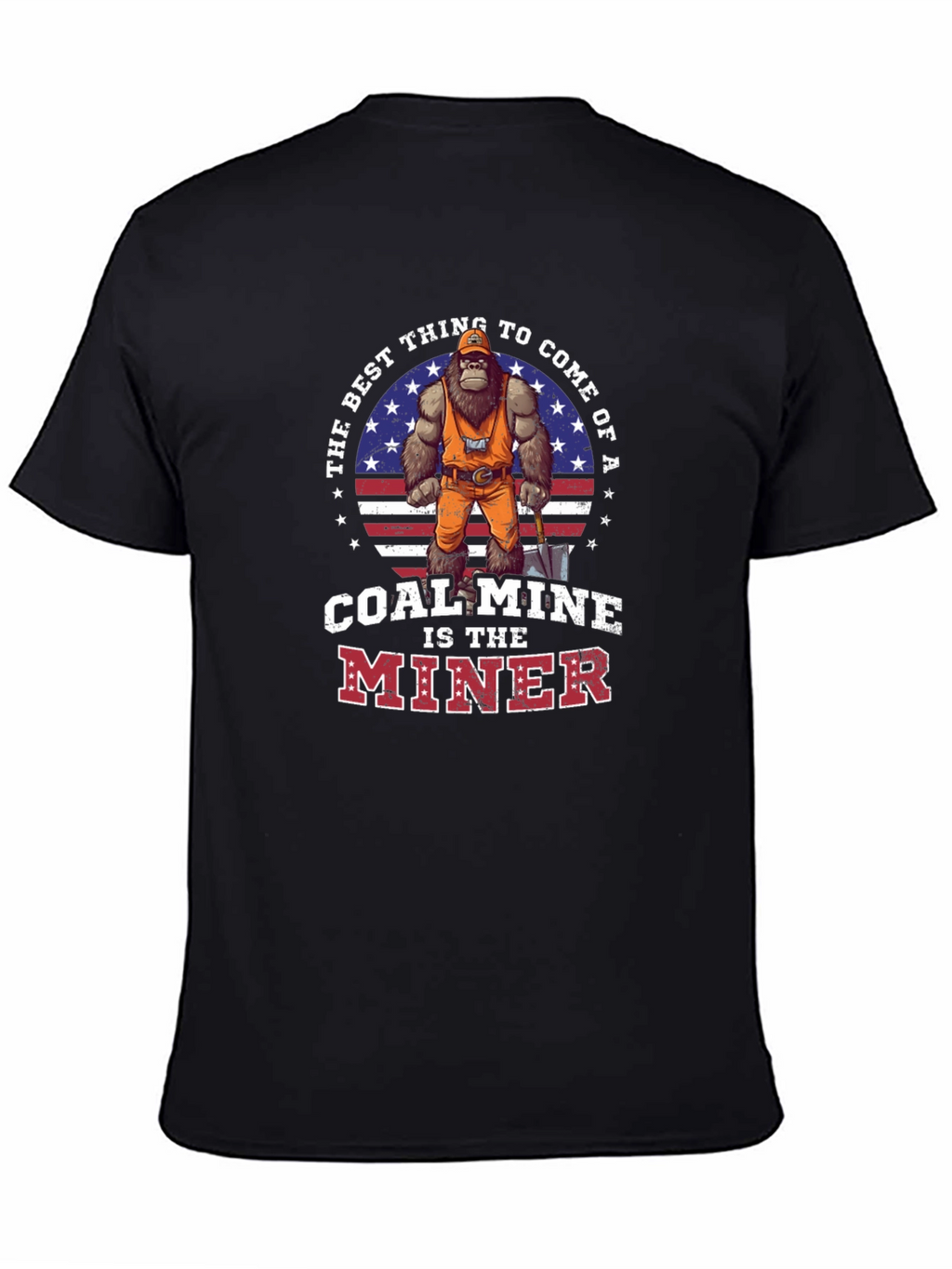 Coal Mine Miner Graphic T-Shirt