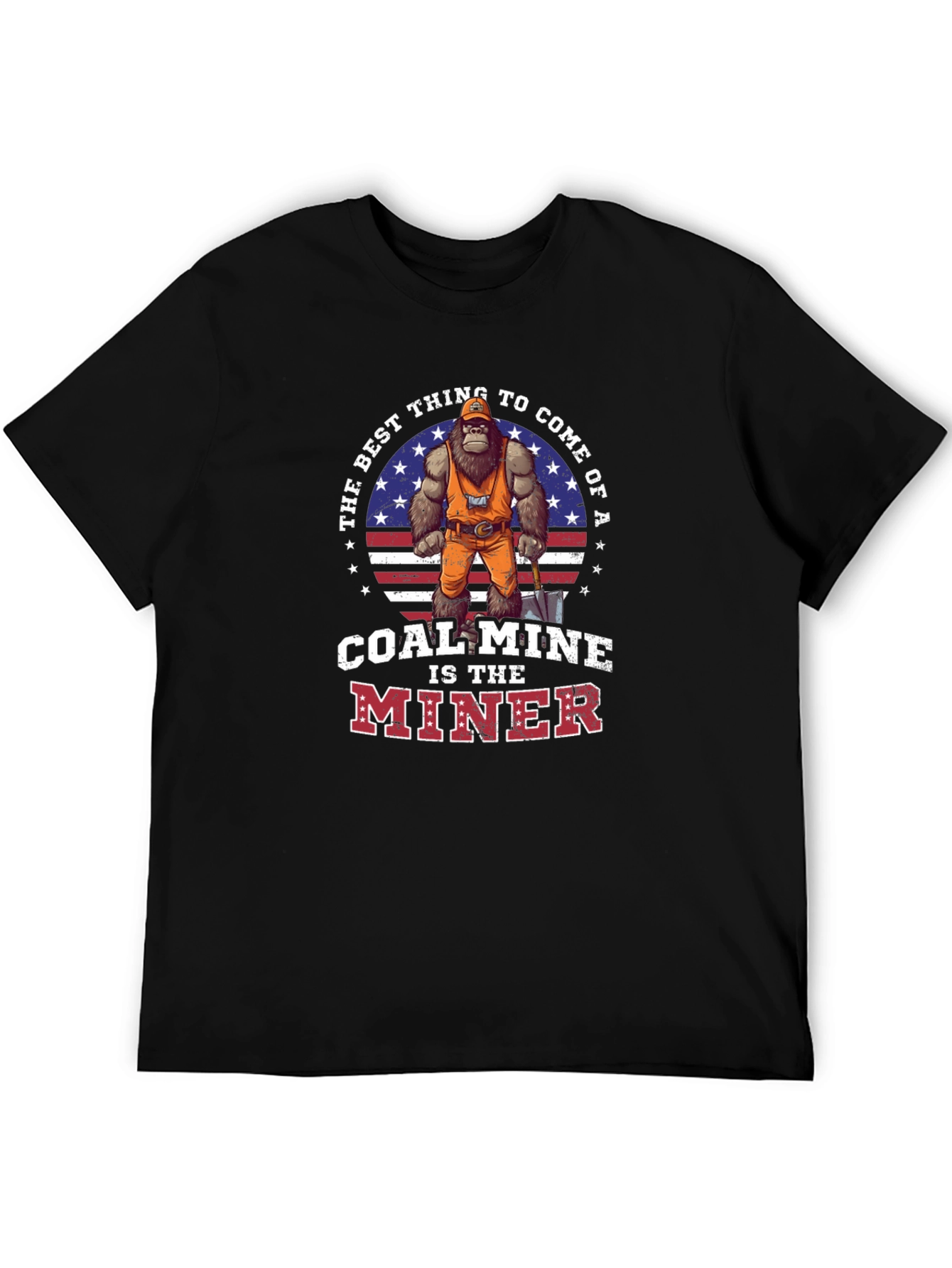 Coal Mine Miner Graphic T-Shirt