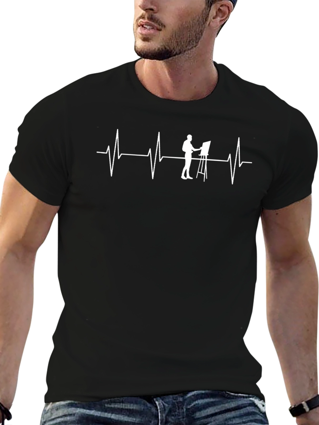 Artist Heartbeat Graphic Tee - Painters Passion