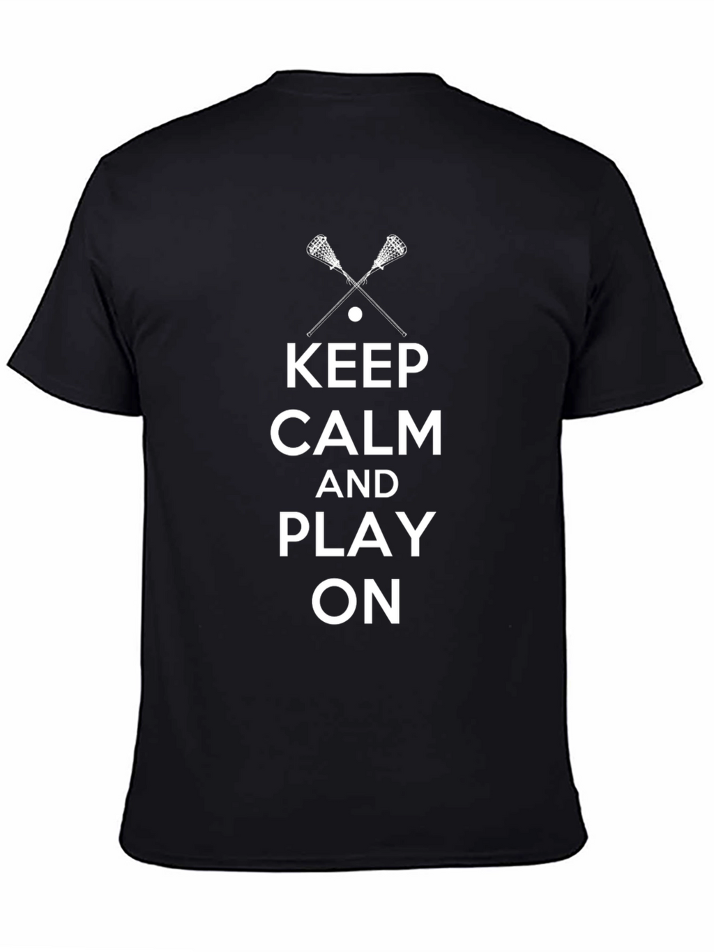 Keep Calm Lacrosse Graphic Tee