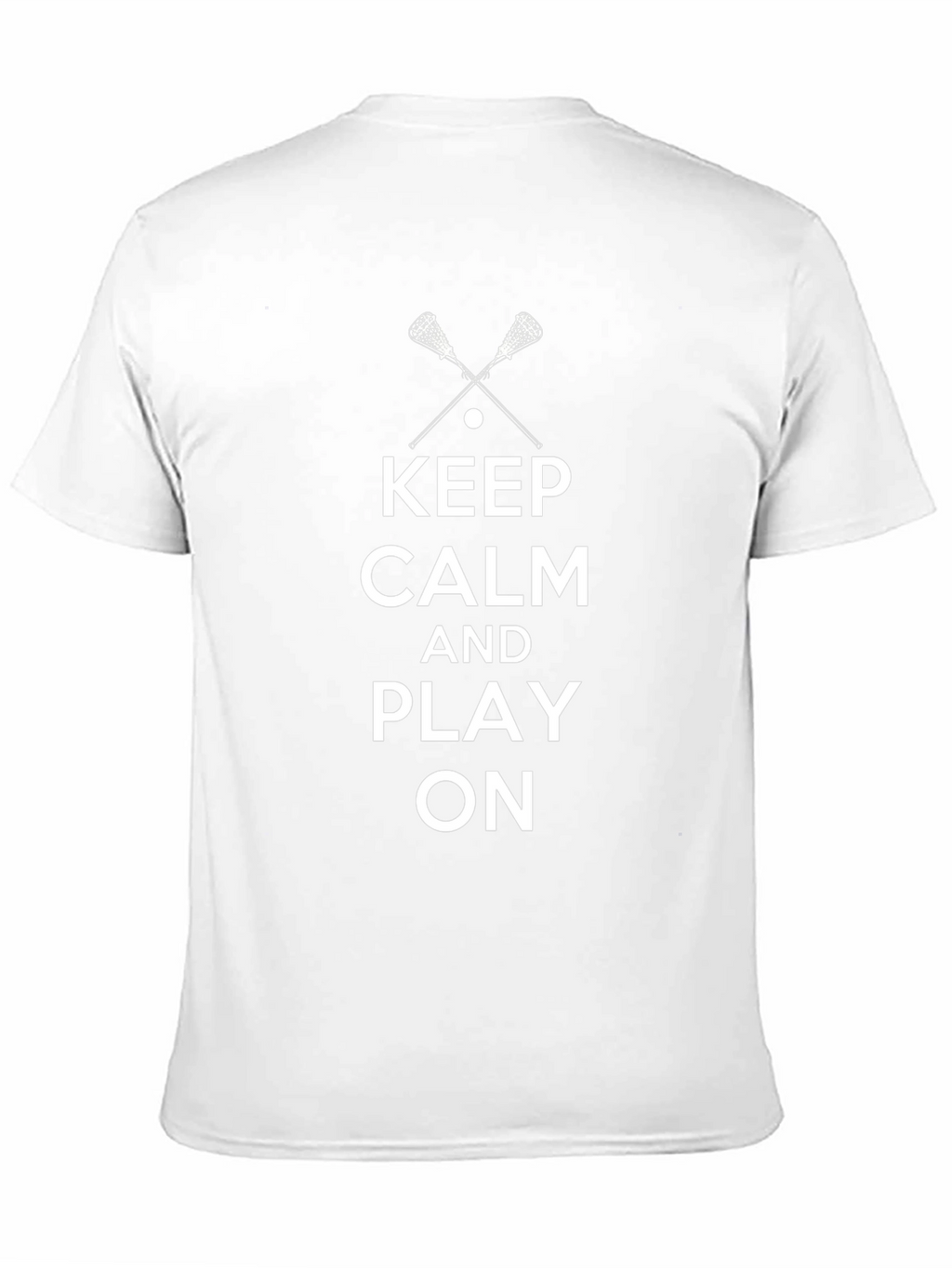 Keep Calm Lacrosse Graphic Tee