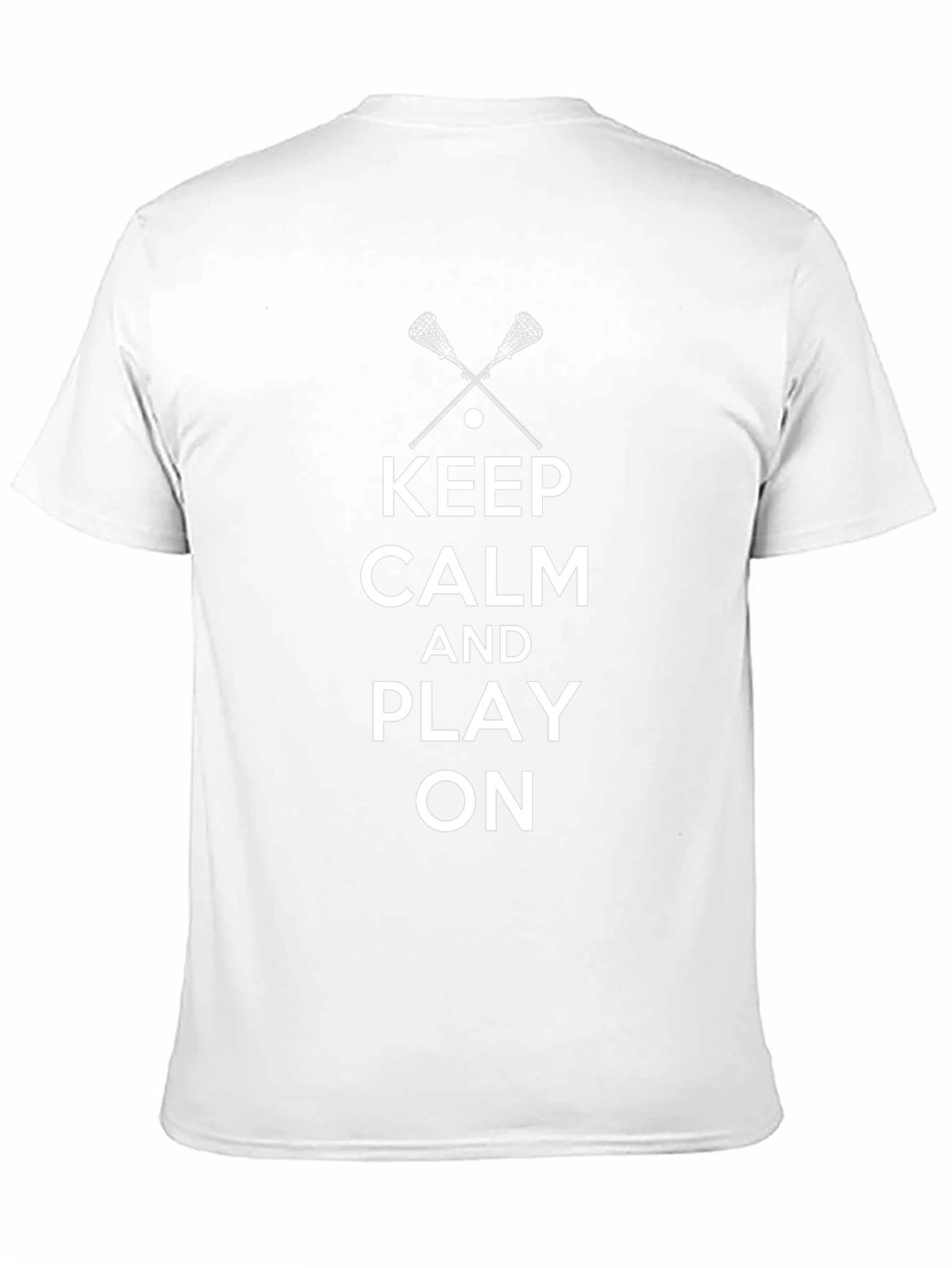 Keep Calm Lacrosse Graphic Tee