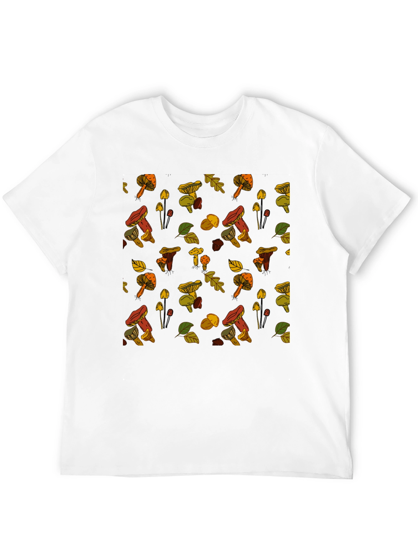Mushroom Pattern T-Shirt