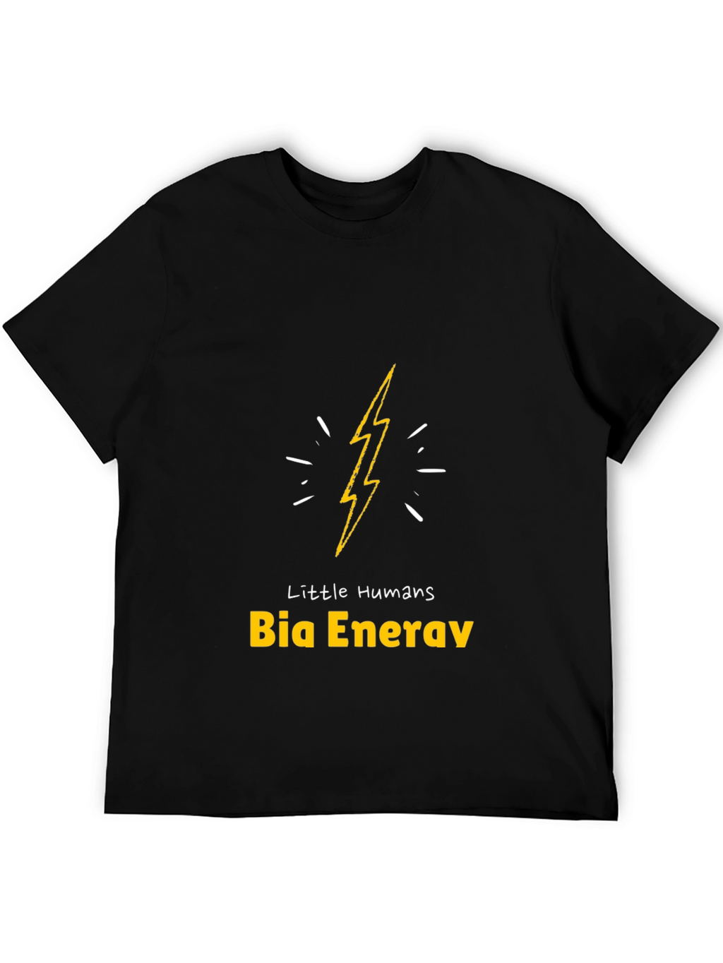 Little Humans Bia Energy Black T-Shirt
