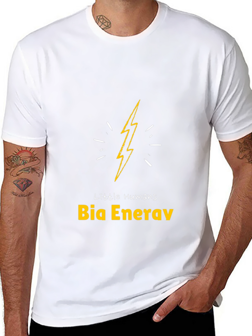 Little Humans Bia Energy Black T-Shirt