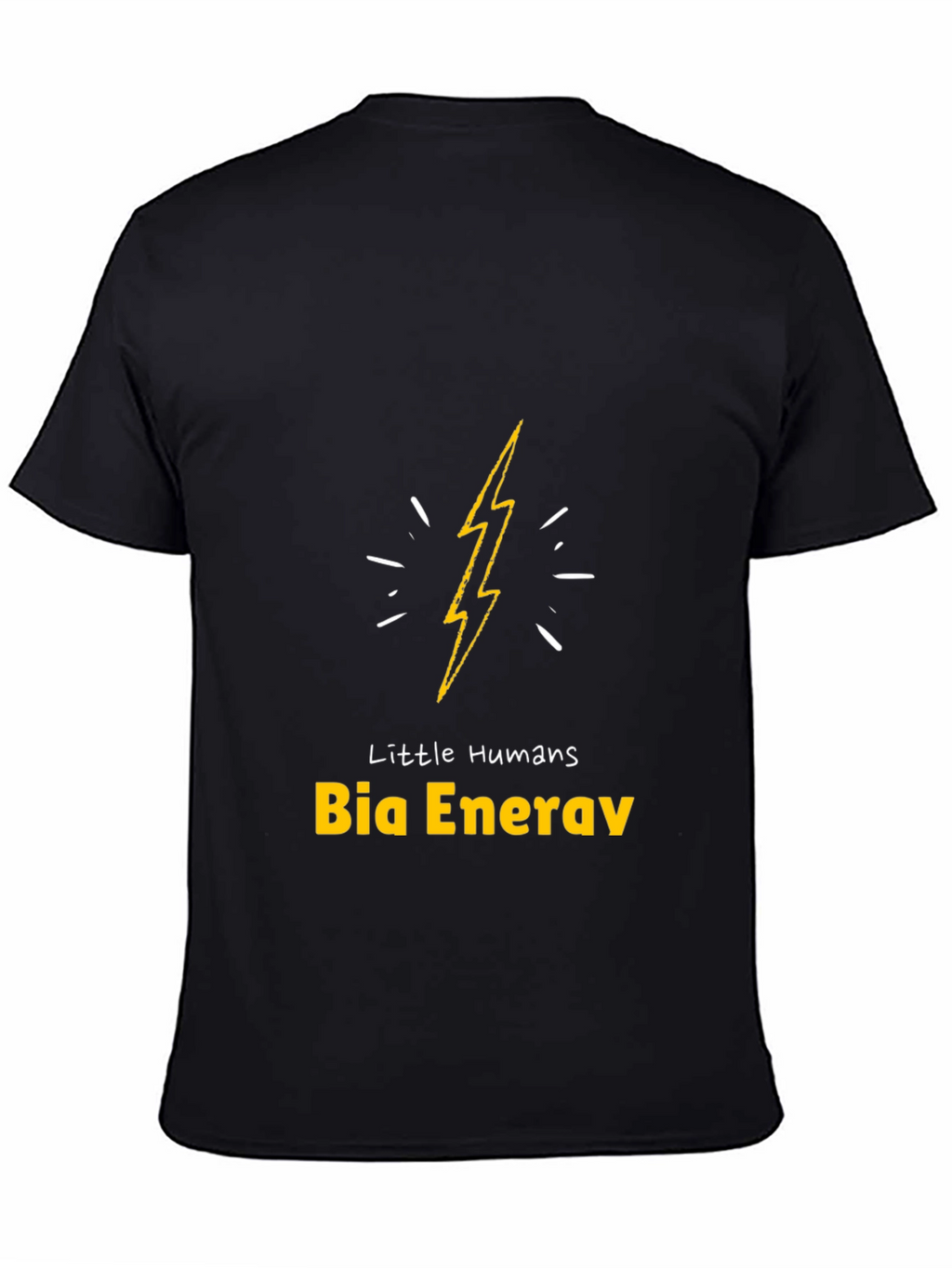 Little Humans Bia Energy Black T-Shirt
