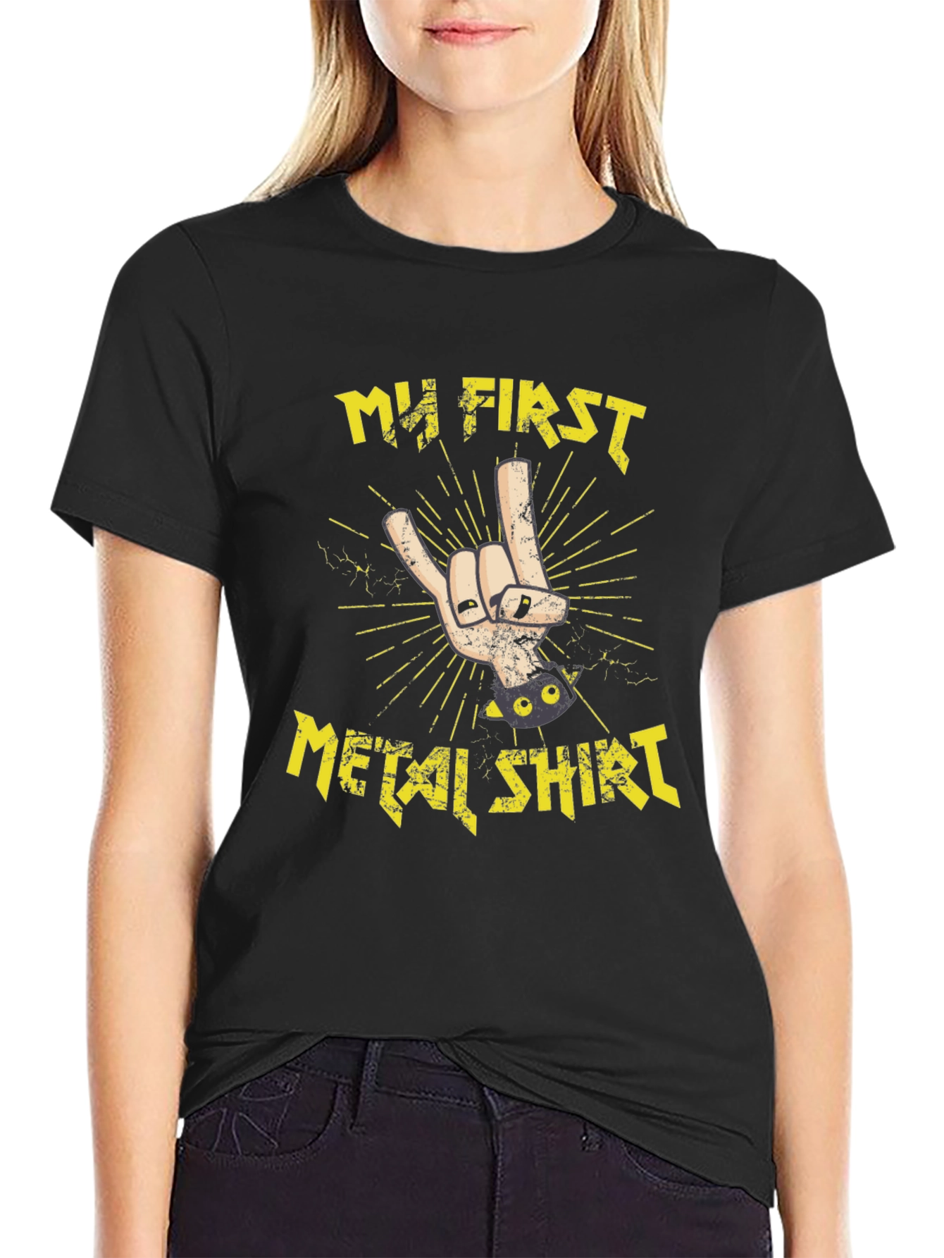 My First Metal Shirt - Black Tee