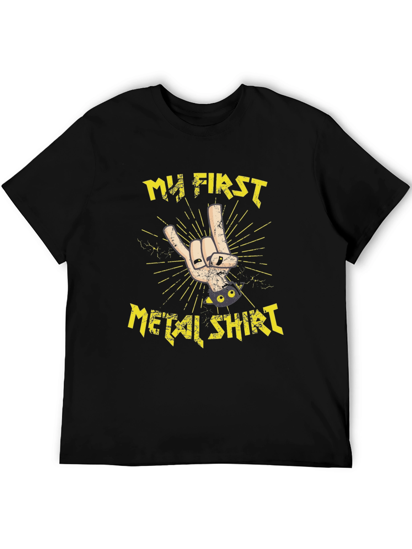 My First Metal Shirt - Black Tee
