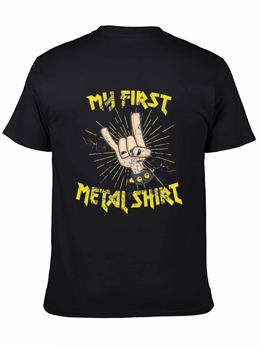 My First Metal Shirt - Black Tee