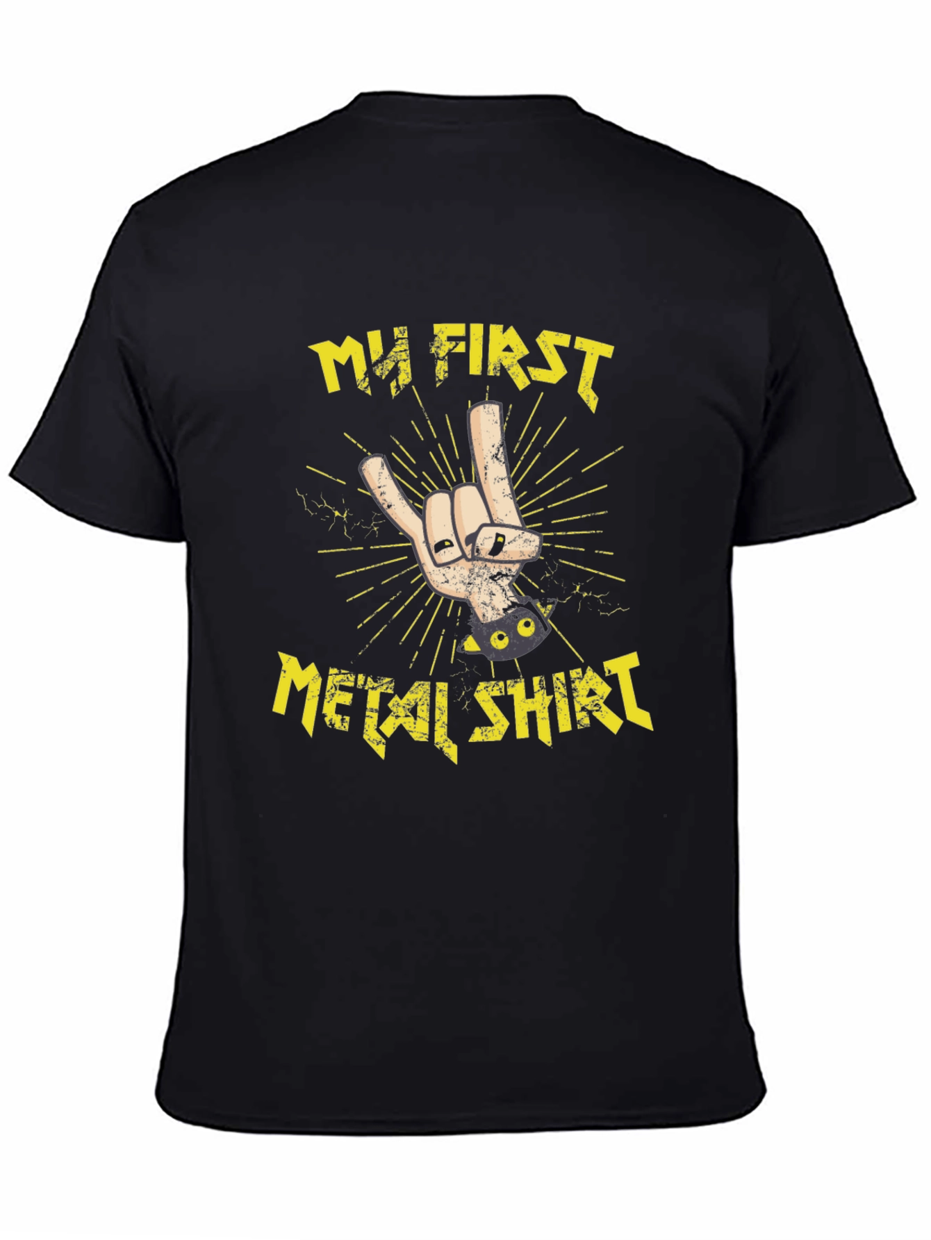My First Metal Shirt - Black Tee