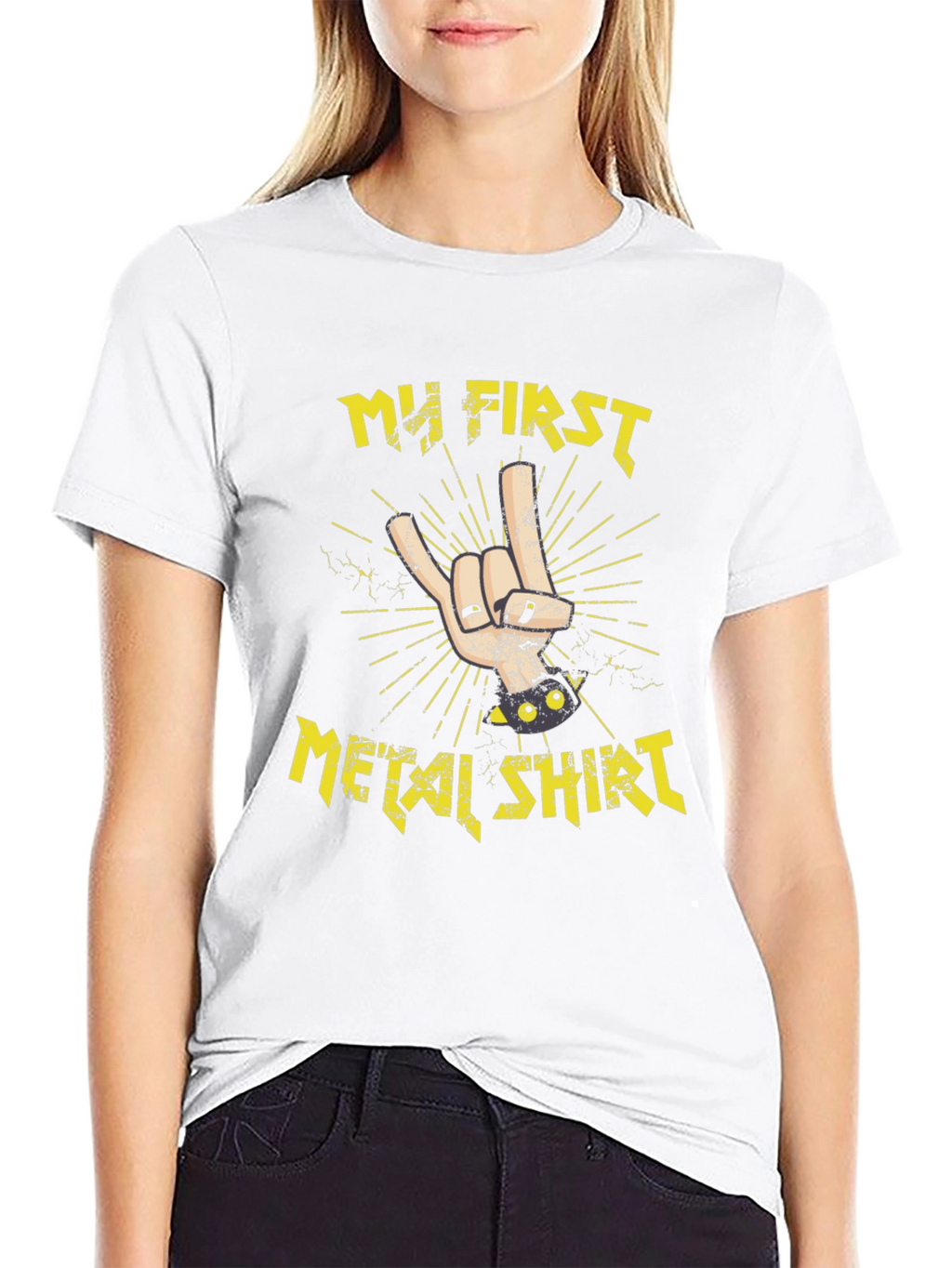 My First Metal Shirt - Black Tee