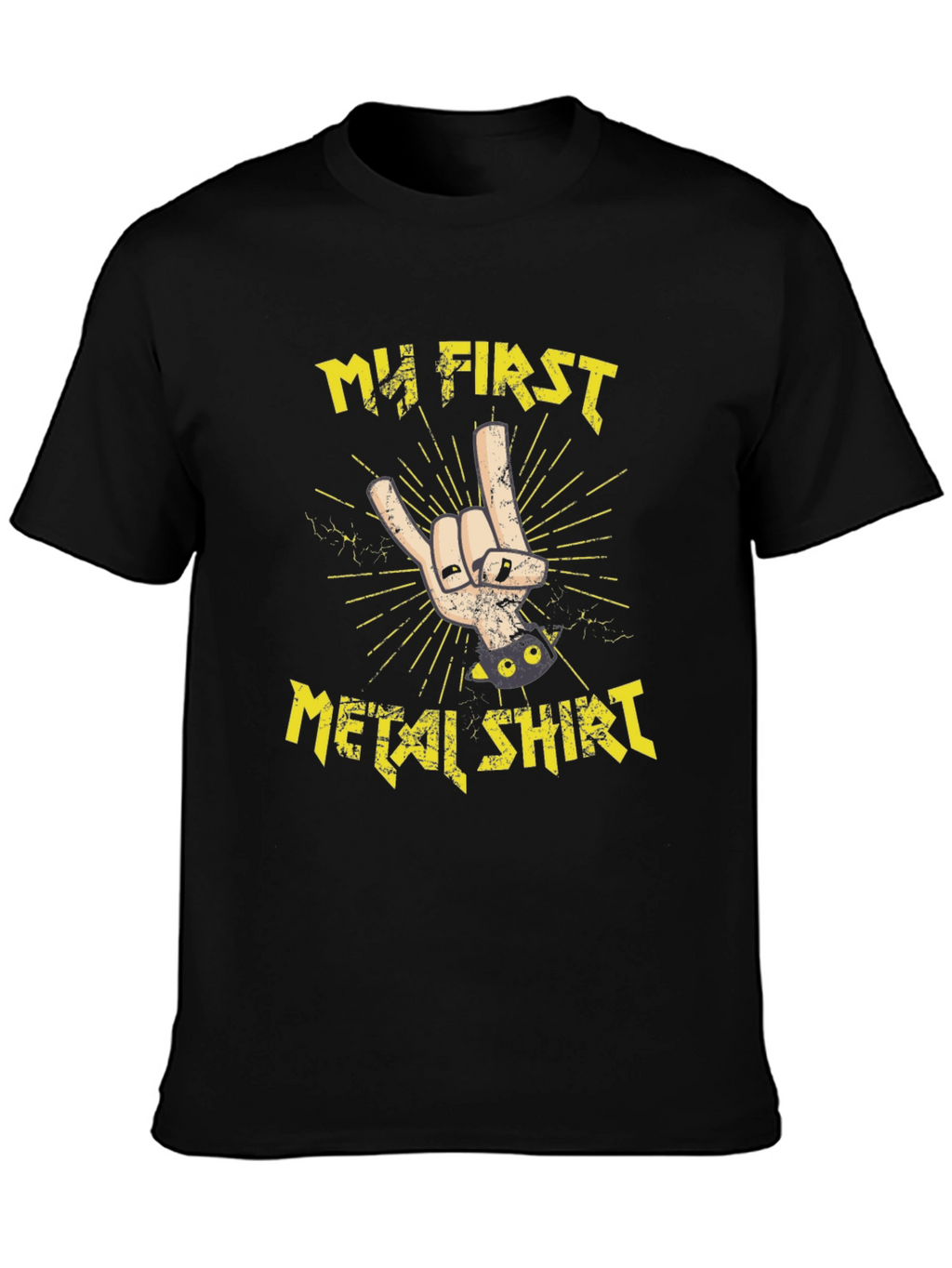 My First Metal Shirt - Black Tee