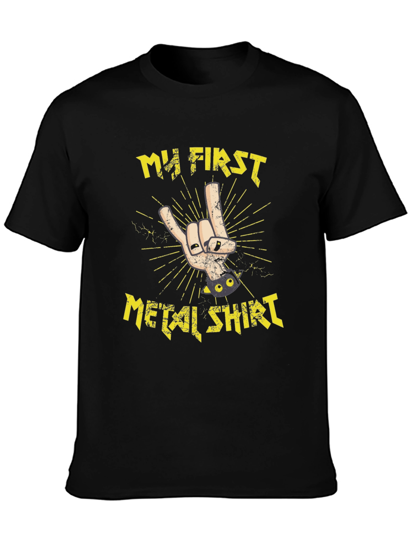 My First Metal Shirt - Black Tee