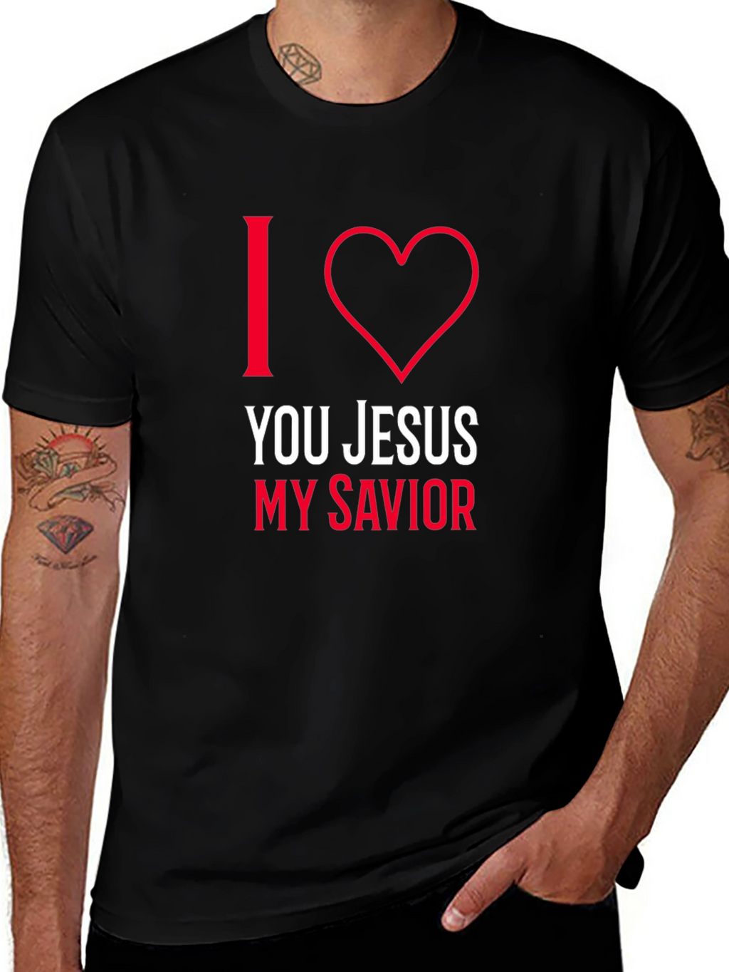 I Love You Jesus T-Shirt - Christian Apparel