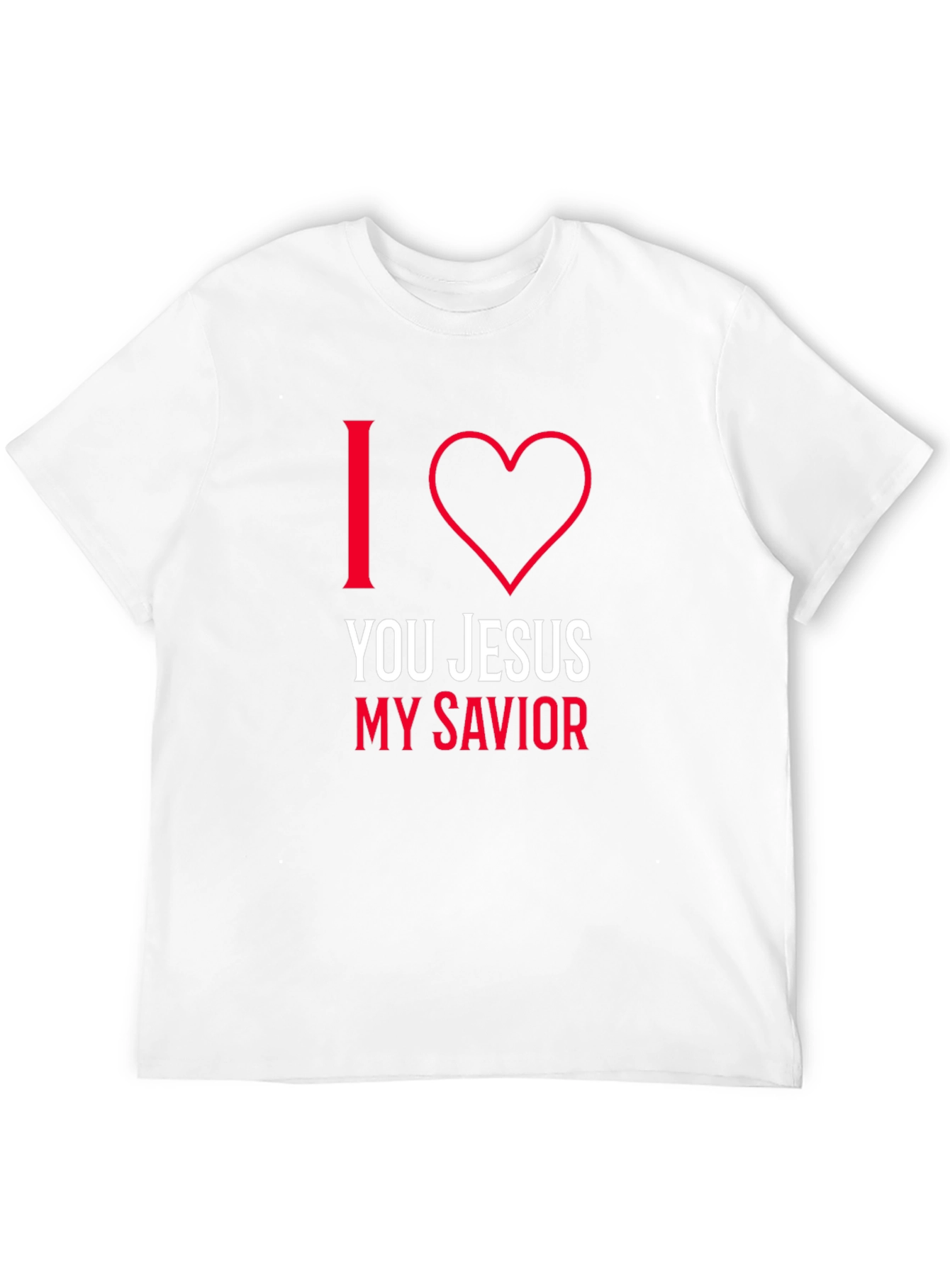 I Love You Jesus T-Shirt - Christian Apparel