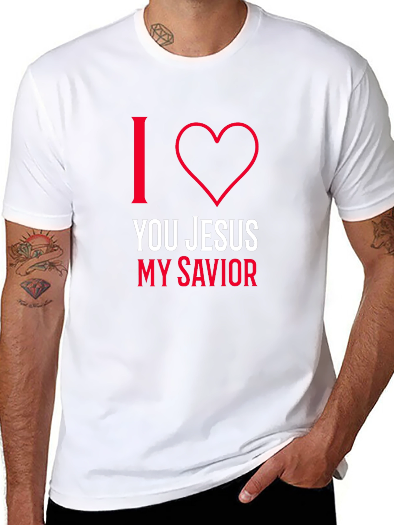 I Love You Jesus T-Shirt - Christian Apparel