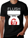 Flush Trump Novelty Graphic T-Shirt