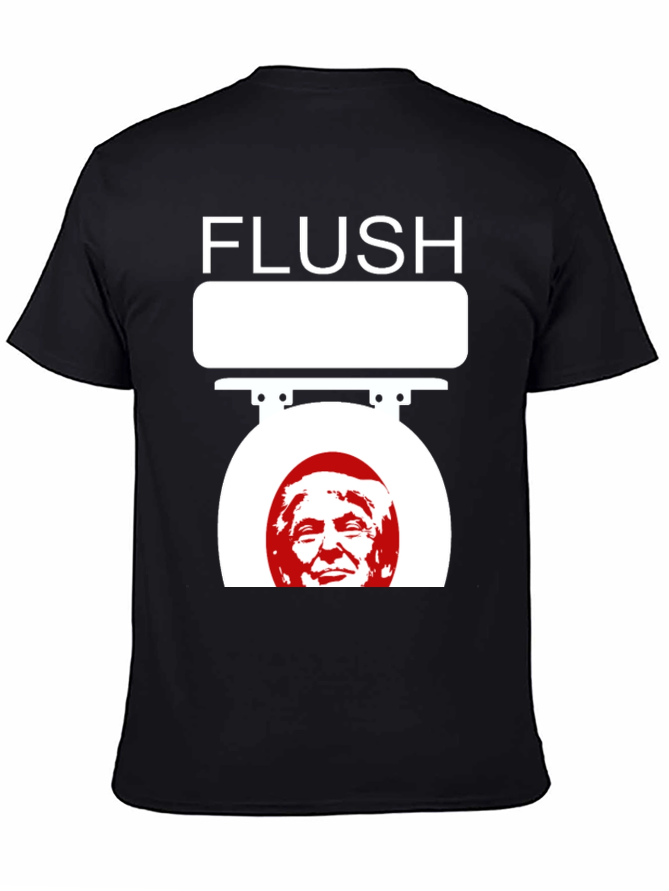 Flush Trump Novelty Graphic T-Shirt